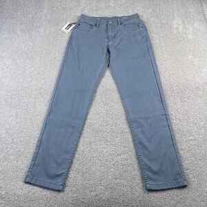 Mugsy Pants Mens 28x30 Grey Logans Classic Stretch Chino Straight Leg NEW‎ NWT